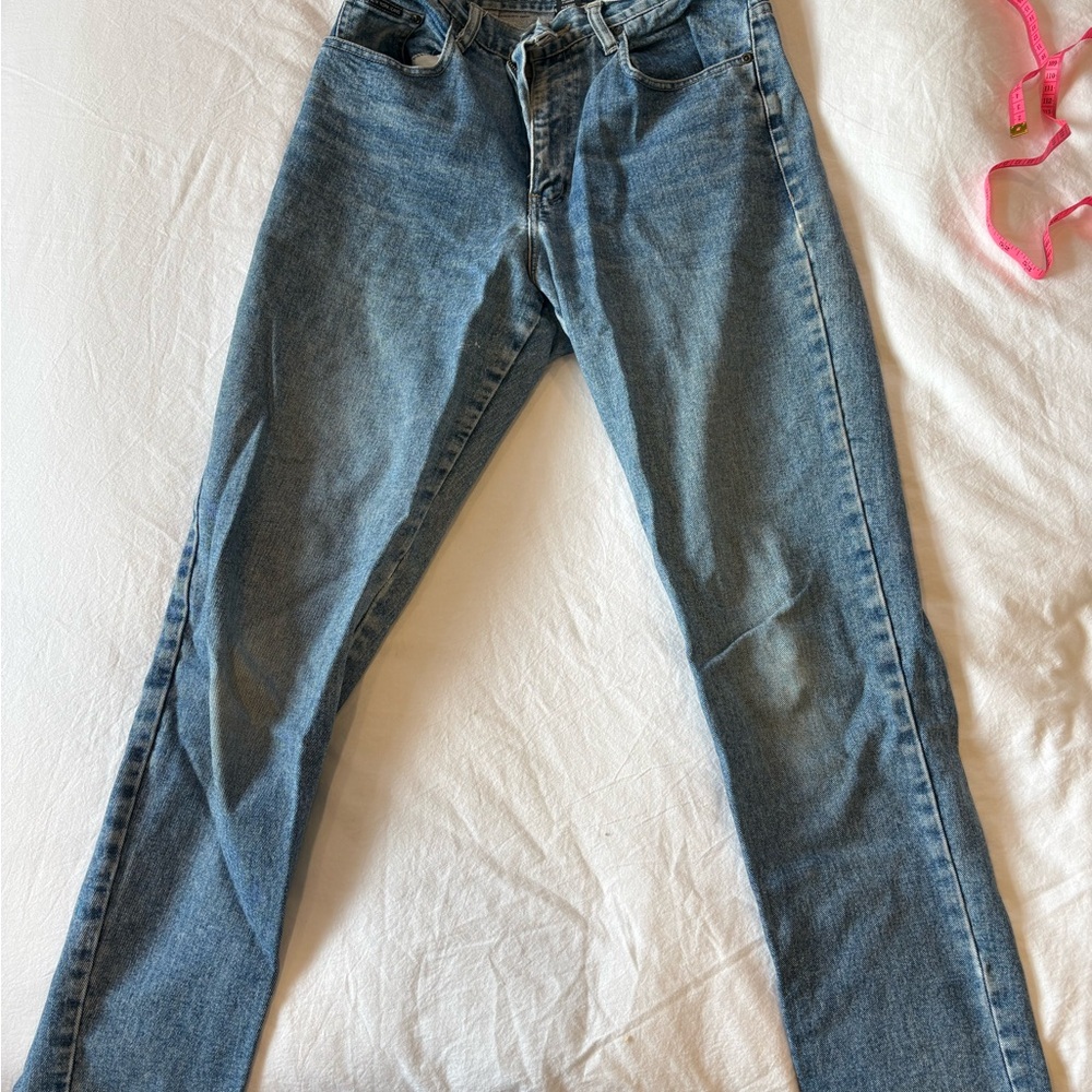 Vintage Straight Leg Blue Women's Jeans